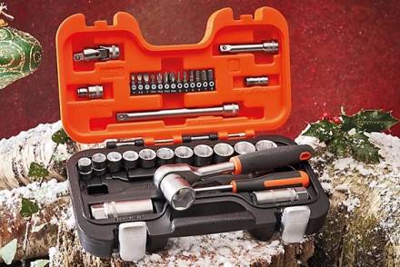 Bahco S330 34-Piece Metric Socket Set 1/4" and 3/8" Drive