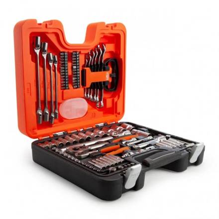 Bahco S910 1/4" and 1/2" Drive Socket and Spanner Set with Combination Spanners - 91 Piece