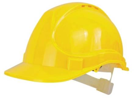 Scan Safety Standard Industrial Hard Hat Yellow
