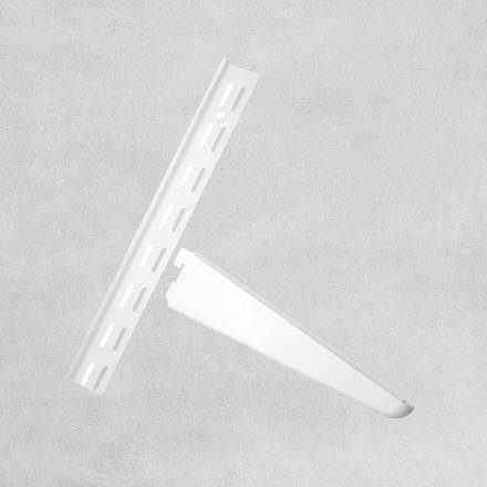 Prosolve Twin Slot Shelf Bracket 170mm White