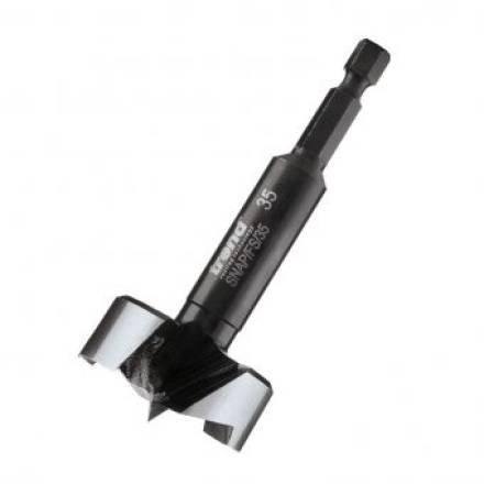 Trend Snappy Forstner Bit 35mm Carbon Steel 1/4" Hex Shank