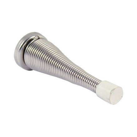 TIMCO Spring Door Stops Nickel 78 x 24mm Pack of 2