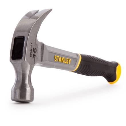 Stanley Fiberglass Curved Claw Hammer 16oz / 450g
