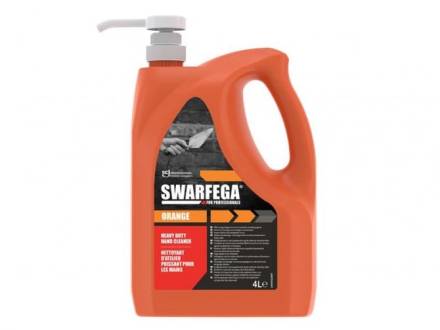 Swarfega Orange Heavy Duty Hand Cleaner Pump Top Bottle 4 Litre