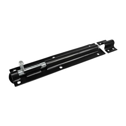 TIMCO Straight Tower Bolt Black 8" (203mm)