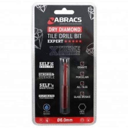 Abracs Expert Dry Diamond Tile Drill Bit 7mm