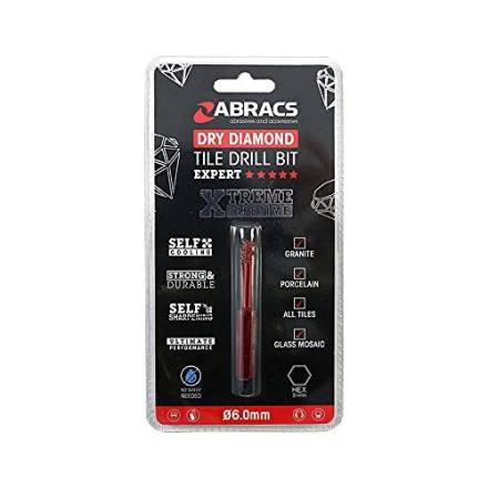 Abracs Expert Dry Diamond Tile Drill Bit 7mm
