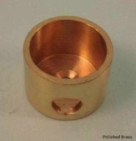 Traditional Hardware Brass Cord Plug 31mm - THD192/PB