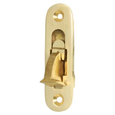 Traditional Hardware Weekes Sash Stop Radius Ends Polished Brass