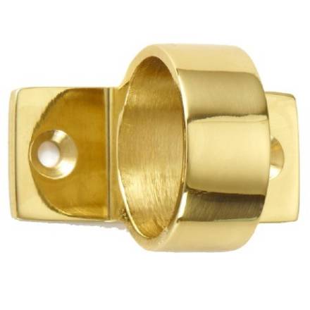 Traditional Hardware THD205/PB Polished Brass Ring Sash Lift