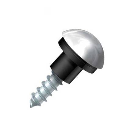 Mirror Screws Dome Top Chrome Plated BZP 8g x 1.1/2" (4.0 x 40mm) Pack of 4