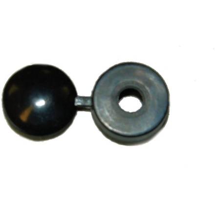 Unifix Dome Cap Screw Cover Black Pack of 20