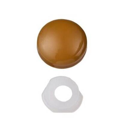 Unifix Light Brown Screw Cover Dome Cap Pack of 20
