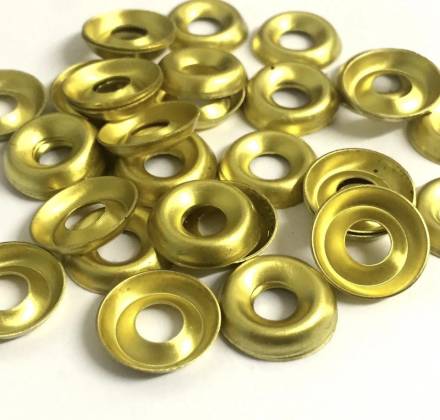 Brass Cup Washer 10G (Pack of 50)