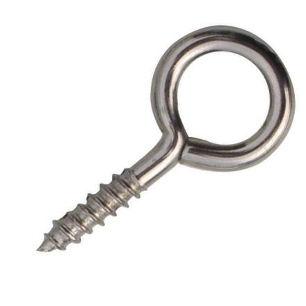 Unifix 35mm Bright Zinc Plated Screw Eye - Pack of 10