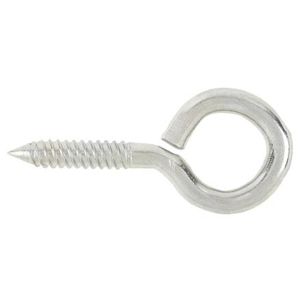 Unifix 75mm Bright Zinc Plated Screw Eye - Pack of 3