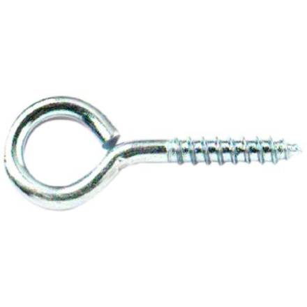 Unifix 75mm Bright Zinc Plated Screw Eye - Pack of 3