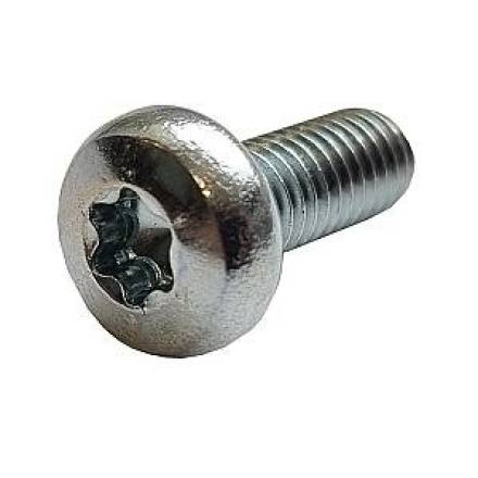 Owlett-Jaton M4 x 12mm Bright Zinc Plated Pozi Pan Head Machine Screw DIN 7985Z - Bag of 10
