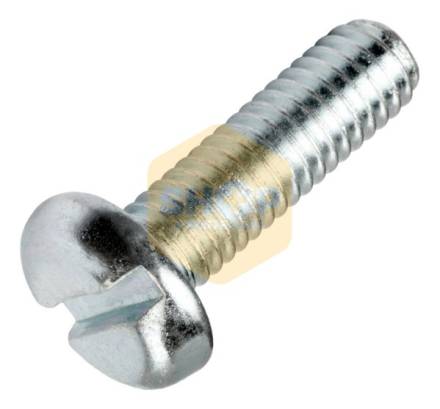 M6 x 40mm BZP Pan Head Machine Screw (Pack of 10)