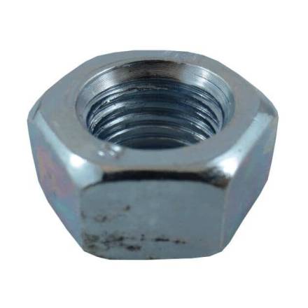 M10 Bright Zinc Plated Hex Full Nut - Pack of 10