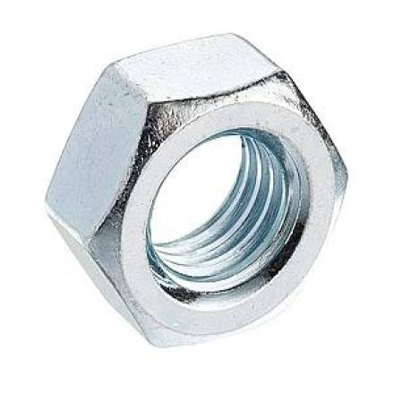 Unifix M16 x 2.00 Bright Zinc Plated Full Hex Nut DIN 934 Class 8 (Pack of 4)