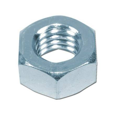 Unifix M20 Bright Zinc Plated Hex Full Nut DIN 934 - Pack of 2