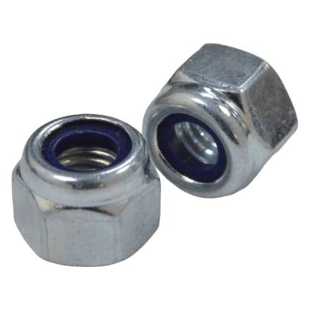 Unifix M6 BZP Nyloc Nut DIN 982 Type P Class 8 - Pack of 20
