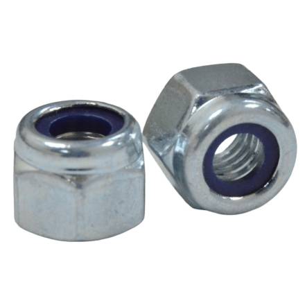 Unifix M6 BZP Nyloc Nut DIN 982 Type P Class 8 - Pack of 20