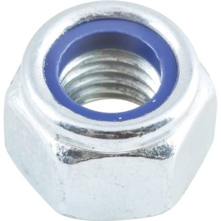 M12 Bright Zinc Plated Nyloc Nut (Pack of 8)