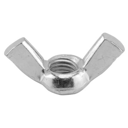 M12 Bright Zinc Plated Wing Nut (Pack of 4)