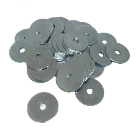 Mudguard (Penny) Washer HV140 BZP M5 x 25 x 1.5mm - Pack of 20
