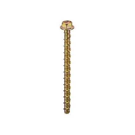 Thunderbolt All-Purpose Anchor Hexagon Flange Head ZYP M6 x 100mm (Box of 100)