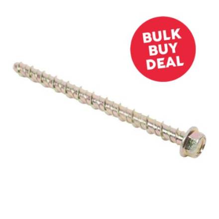 M6 x 150mm Hex Head Thunderbolt Anchor