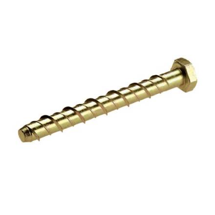 Thunderbolt All-Purpose Anchor Hex Head Zinc Yellow Passivated M8 x 100mm