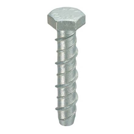 Unifix Thunderbolt Galvanised Hex Head Masonry Anchor M16 x 150mm (Box of 10)