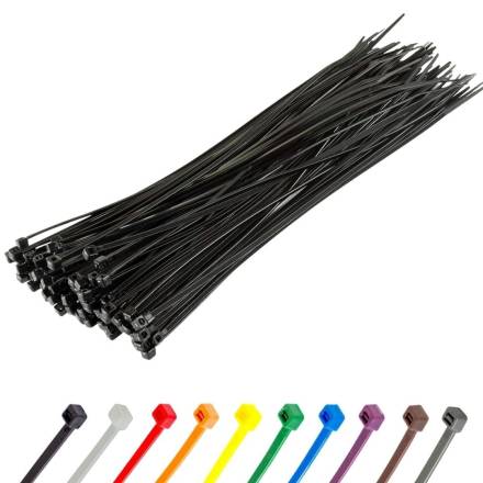 Owlett Black Cable Ties 200 x 4.8mm Pack of 100