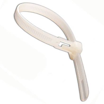 Natural Cable Ties 200mm (Pack of 100)