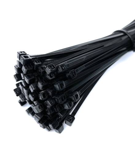 300mm Black Cable Ties (Pack of 100)