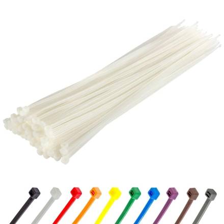 Natural Cable Ties 370mm x 4.8mm Pack of 100