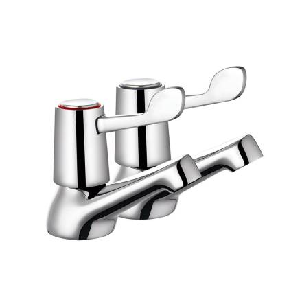 Deva by Methven Vitality VL101 Lever Action Basin Taps Chrome 3 Inch Lever