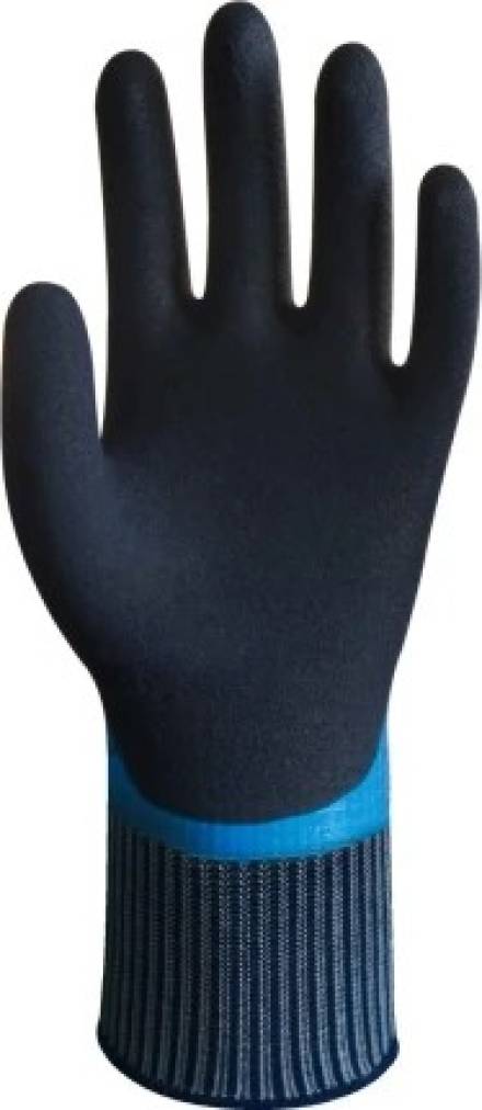 WonderGrip WG-318 Aqua Double Latex Fully Coated Waterproof Glove - Size M/8