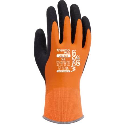 WonderGrip WG-338 Thermo Plus Double Latex Coated Winter Glove Size L/9