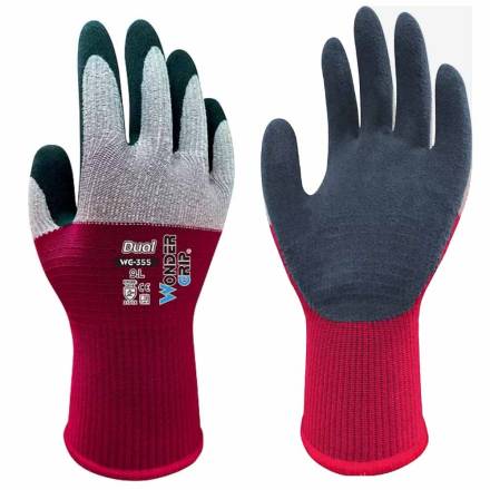 WonderGrip WG-355 Dual Latex Palm Work Glove XL/10