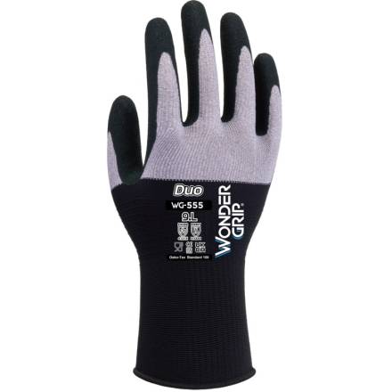 WonderGrip WG-555 Duo Foam Nitrile Coated Work Gloves - Size M