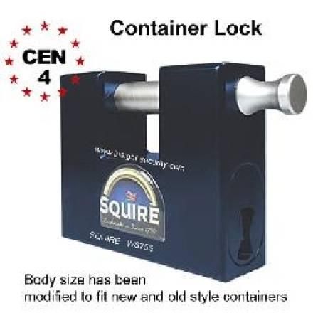 Squire Stronghold WS75S 80mm High-Security Container Block Padlock