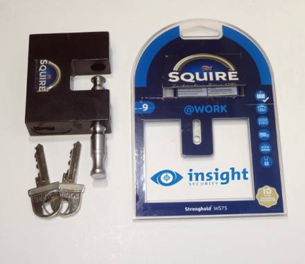 Squire Stronghold WS75S 80mm High-Security Container Block Padlock
