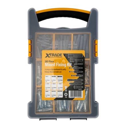 X-TRADE Mixed Fixing Kit - Pack of 285