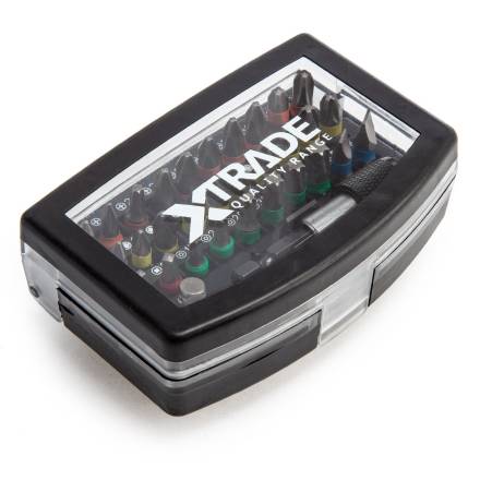 X-Trade X0900016 32-Piece Screwdriver Bit and Magnetic Holder Set