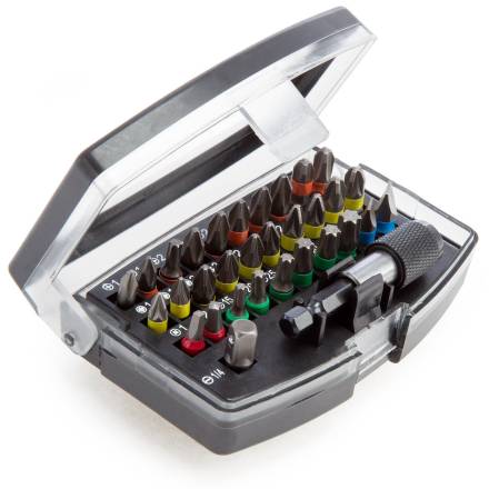 X-Trade X0900016 32-Piece Screwdriver Bit and Magnetic Holder Set