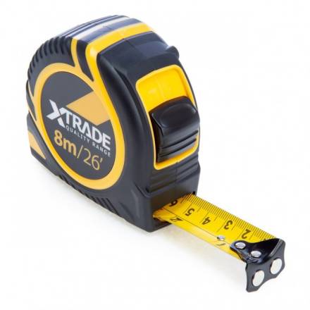 X-Trade X0900032 Metric/Imperial Heavy Duty Tape Measure 8m x 25mm